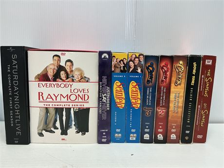 Lot de 10 coffrets DVD