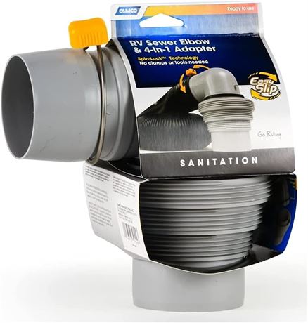 Adaptateur coudé Easy Slip 4-en-1 pour tuyau d’égout VR