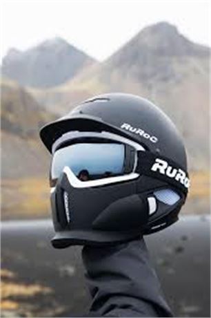 Ruroc RG1-DX Eclipse Helmet - medium - no lower mask