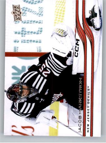 Carte de hockey Upper Deck 2025-26 Jacob Markstrom Devils