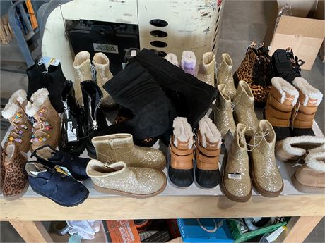 Lot de 20 bottes pour enfants