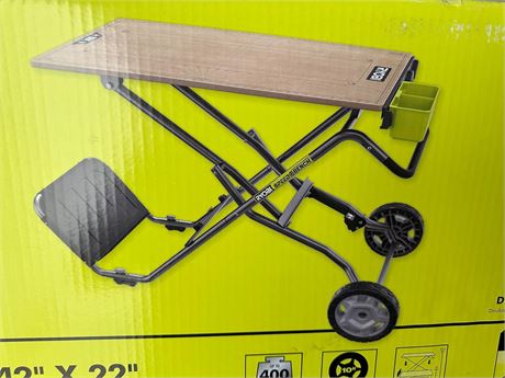 Poste de travail mobile RYOBI Tools bois brut
