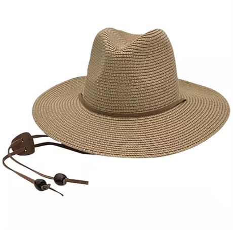 Chapeau de paille de jardinage femmes taille unique