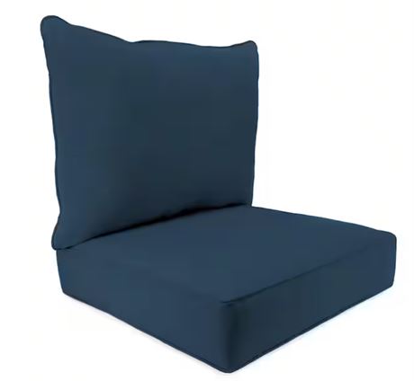 Coussin siège profond patio Jordan Sunbrella rect. bordé 24 x 24po
