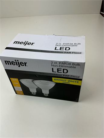 Paquet de 2 ampoules LED PAR38 Meijer