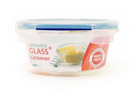 Contenant rond en verre Starfrit LocknLock 22 oz / 650 ml