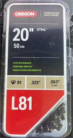 Chaîne tronçonneuse Oregon L81 20 po
