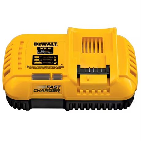 Chargeur rapide DeWalt 20V MAX avec ventilateur