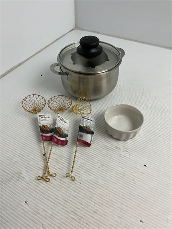 Ensemble pièces fondue