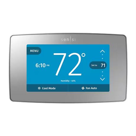 Thermostat intelligent WiFi Sensi écran tactile couleur
