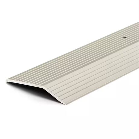 Bande transition carpette 2 x 36 po nickel satiné