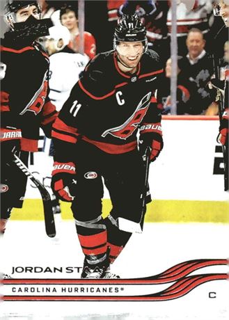 Upper Deck — Carte Jordan Staal #28 Hurricanes de Caroline