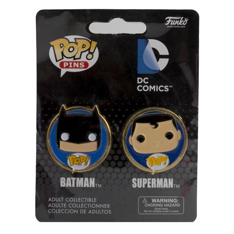 Pins Funko Pop Batman Superman