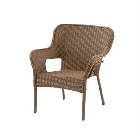 VOIR PHOTOS - Chaise patio empilable StyleWell Eastlake rotin