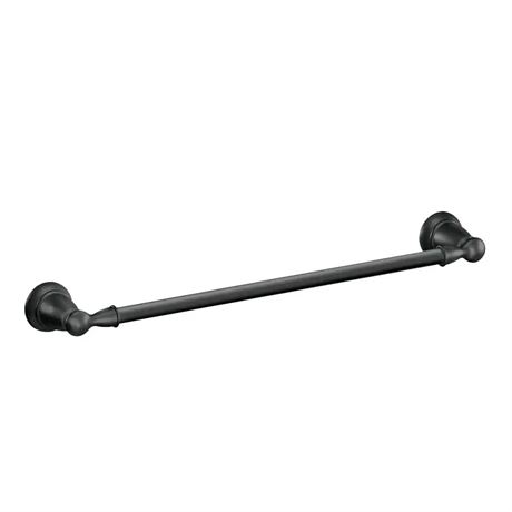 Barre porte-serviettes Banbury 24 po noir mat