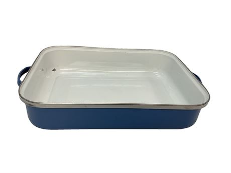 VOIR PHOTOS - Casserole émaillée avec gril en acier
