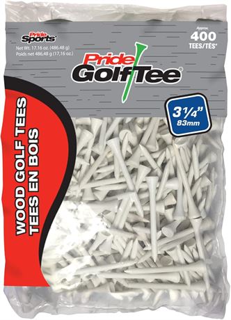 Tés golf Pride 3-1/4 po lot de 400 morceaux