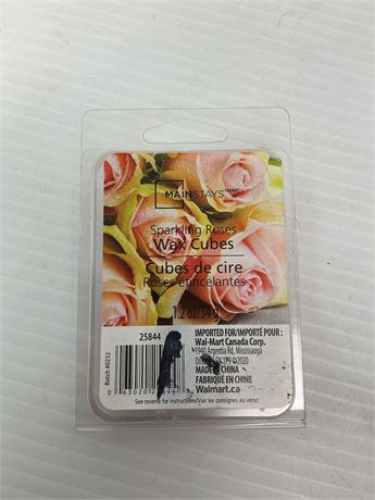 LOT DE 5 - Cubes cire parfumée Mainstays Sparkling
