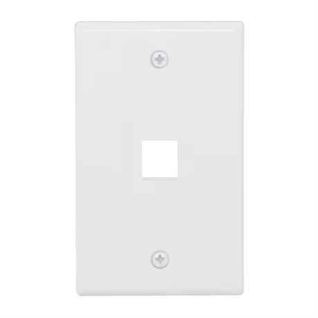 Plaques murales blanches - lot de 5