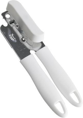 Ouvre-boîte en acier inox avec poignée plastique