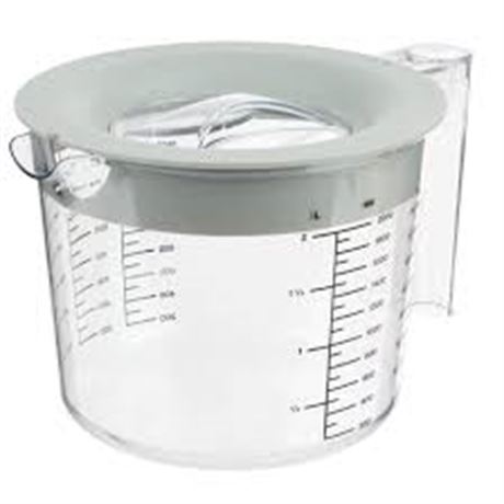 Verre mesureur Mainstays 8 tasses avec couvercle gris