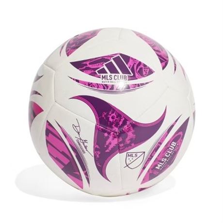 Ballon de soccer Adidas MLS taille 4 Club - violet baie, tout âge