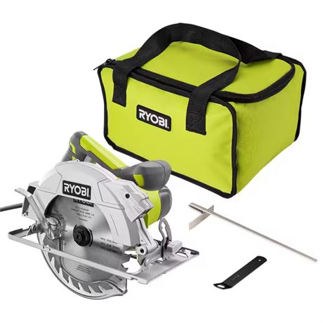 Scie circulaire avec fil RYOBI 15 A 7-1/4 po avec laser EXACTLINE