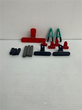 Ensemble assorti de pinces à sachet (lot de 15)