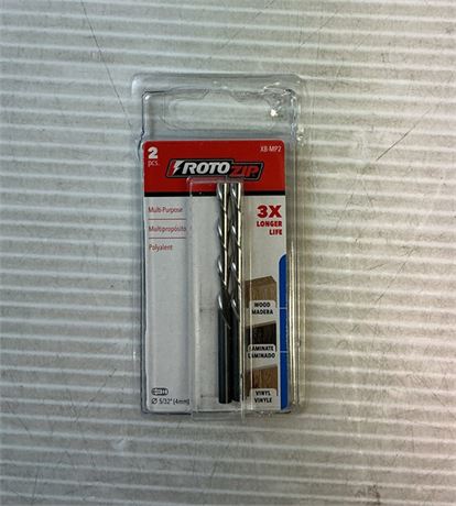 Forets acier Rotozip 5/32 po Xbits lot de 2