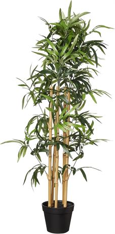 Plante bambou artificielle 7 pi avec pot