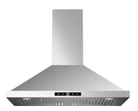 Hotte murale convertible VIKIO RHWM01-36 36 po 500 CFM inox