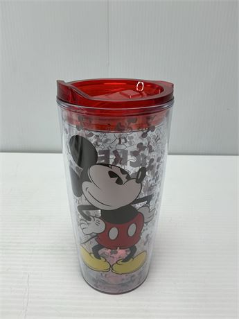 FISSURÉ VOIR PHOTOS - Gobelet de voyage double paroi Silver Buffalo Disney