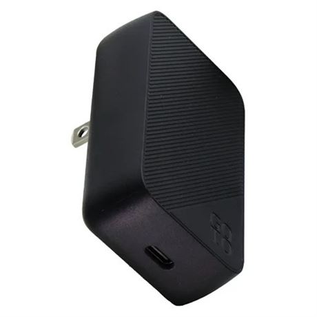 Chargeur mural USB-C GoTo 20 W charge rapide — noir