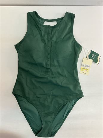 Maillot 1 pc Andie Swim femmes Salvador chevron - vert Posy M