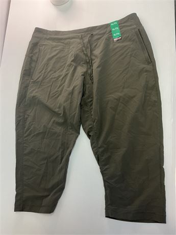 Pantalon 3/4 vert forêt femme Kirkland gr.XL