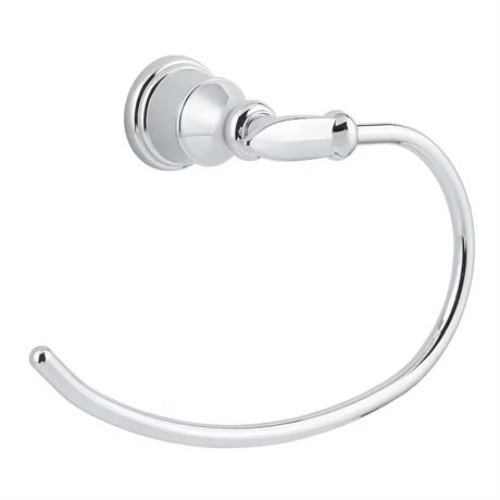 Anneau porte-serviettes ouvert Avalon chrome poli mural