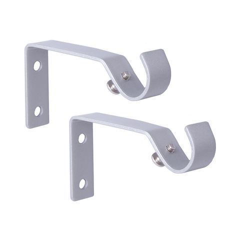 Support double tringle Hometrends 5/8 po nickel satiné