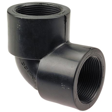Coude PVC fileté