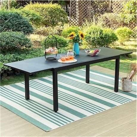 Table extensible patio Sophia & William TG 99,2 x 35,5 po
