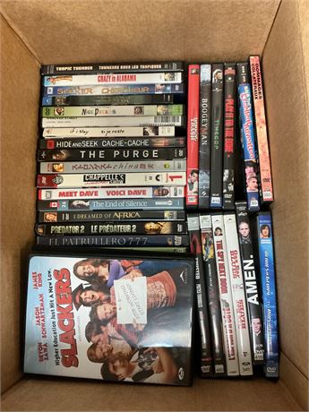 Lot de 40 DVD mixtes