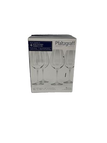 (3/4) Ensemble de 3 verres à vin Pfaltzgraff
