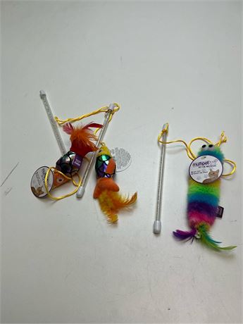 Jouets Multipet pour chats – Lot de 3
