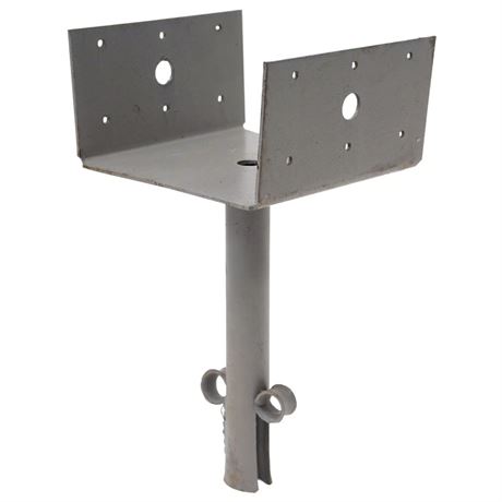 Base de poteau surélevée Simpson acier galvanisé 12 ga