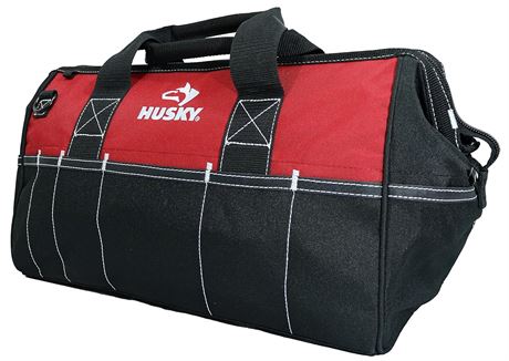 Husky 82003N11 18" Water-Resistant Contractor/DIY Tool Bag