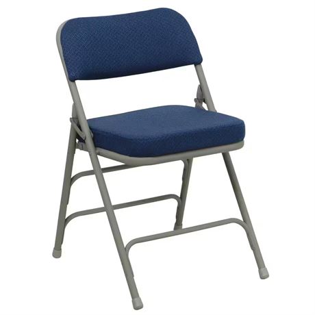 Série Hercules triple renfort double charnière courbé tissu marine