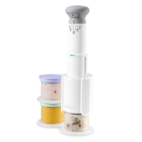Sorbetière Cuisinart 0,5 pte blanche 16 x 9 x 4 po