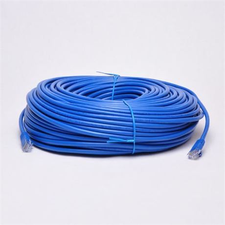 Câble réseau Ethernet LAN fil solide UTP 23 AWG bleu