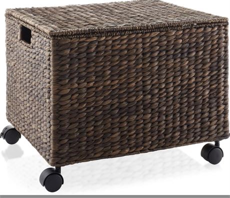 Classeur sur roulettes Casafield espresso brun foncé - jacinthe d'eau