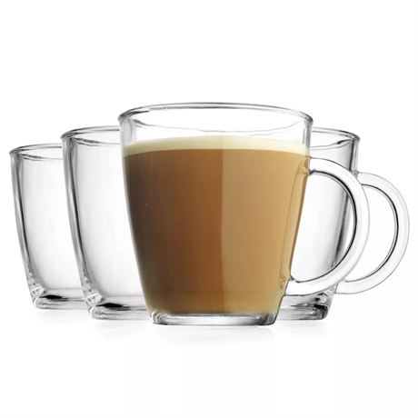 VOIR PHOTOS - Ens. 4 pcs - tasses Barista Home Essentials 12 oz