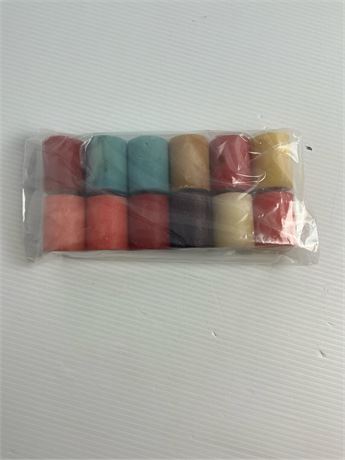 Sac de bougies assorties 12 pièces